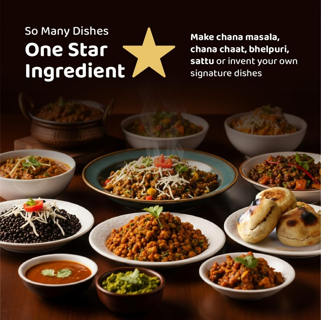 Dehaat Honest Farms Unpolished Kala Chana - Pesticide Free | Grocsy