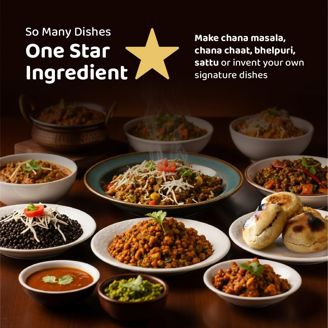 Dehaat Honest Farms Unpolished Kala Chana - Pesticide Free | Grocsy