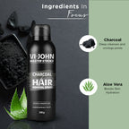 VI-JOHN Dermatologically Tested Master Stroke Charcoal & Aloevera Hair Removal Spray For Men | Grocsy