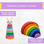Matoyi Cat Stacker & Rainbow Stacker Combo | Grocsy