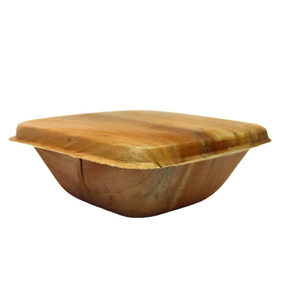 Eco Friendly Areca Leaf Tiffin Box ( Bowl With Plate) -500 ml | Grocsy