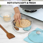Borosil Stainless Steel Insulated Roti Server | Grocsy