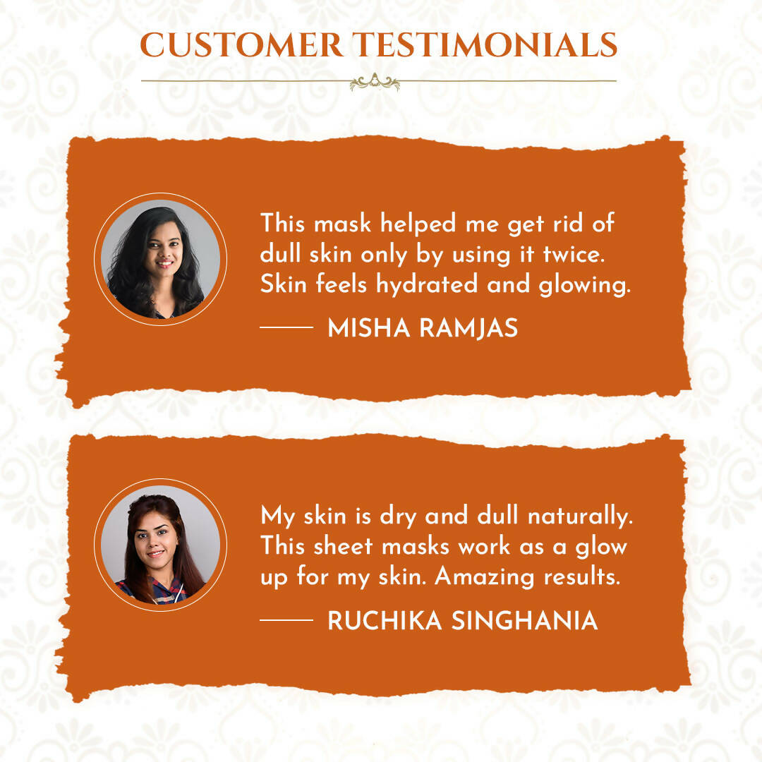 Khadi Essentials 10% Vitamin C Sheet Mask | Grocsy