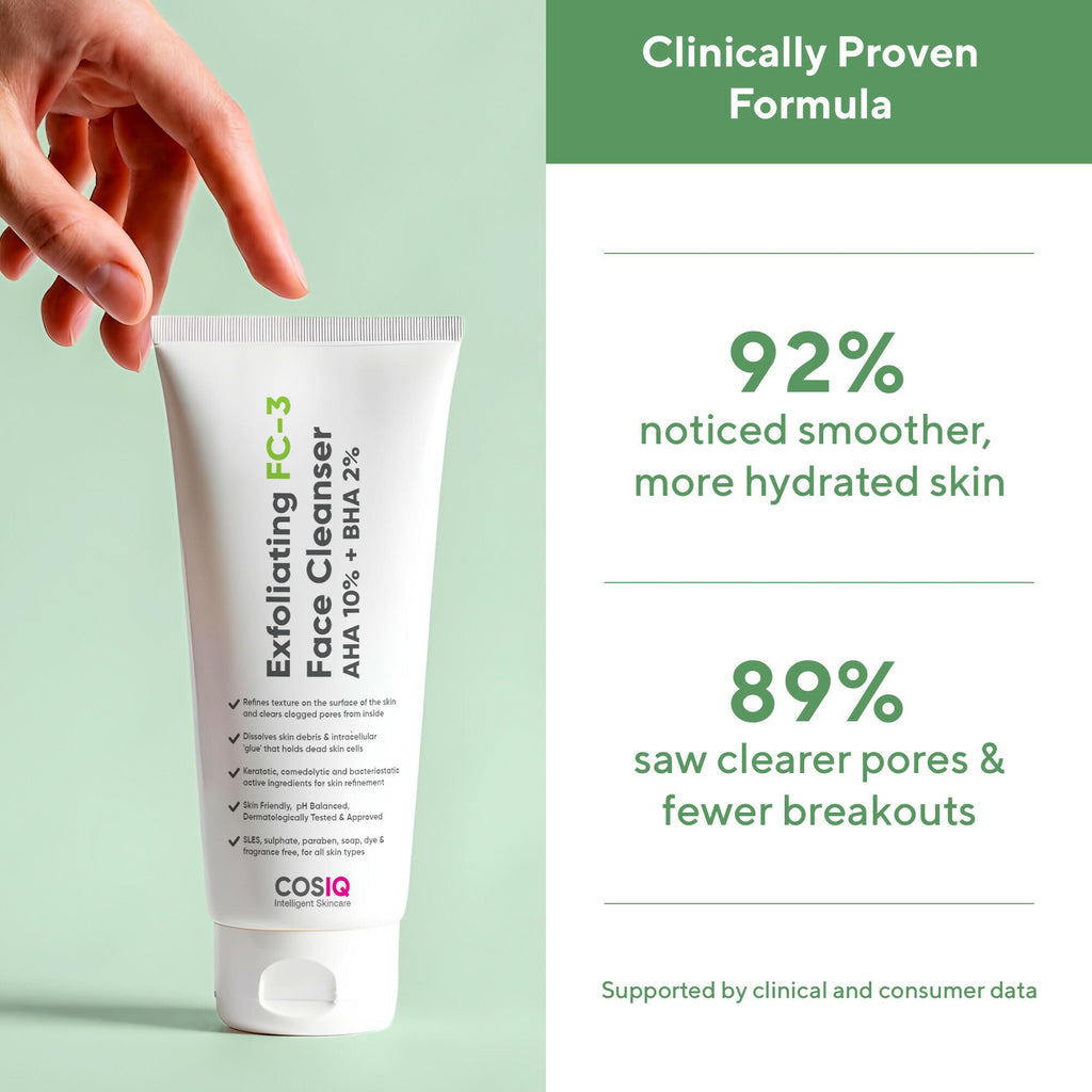 Cos-IQ FC-3 Exfoliating Face Wash | Grocsy