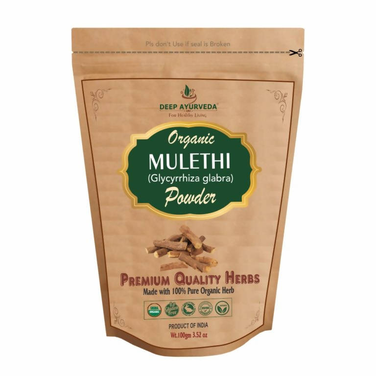 Deep Ayurveda Organic Mulethi Powder | Grocsy