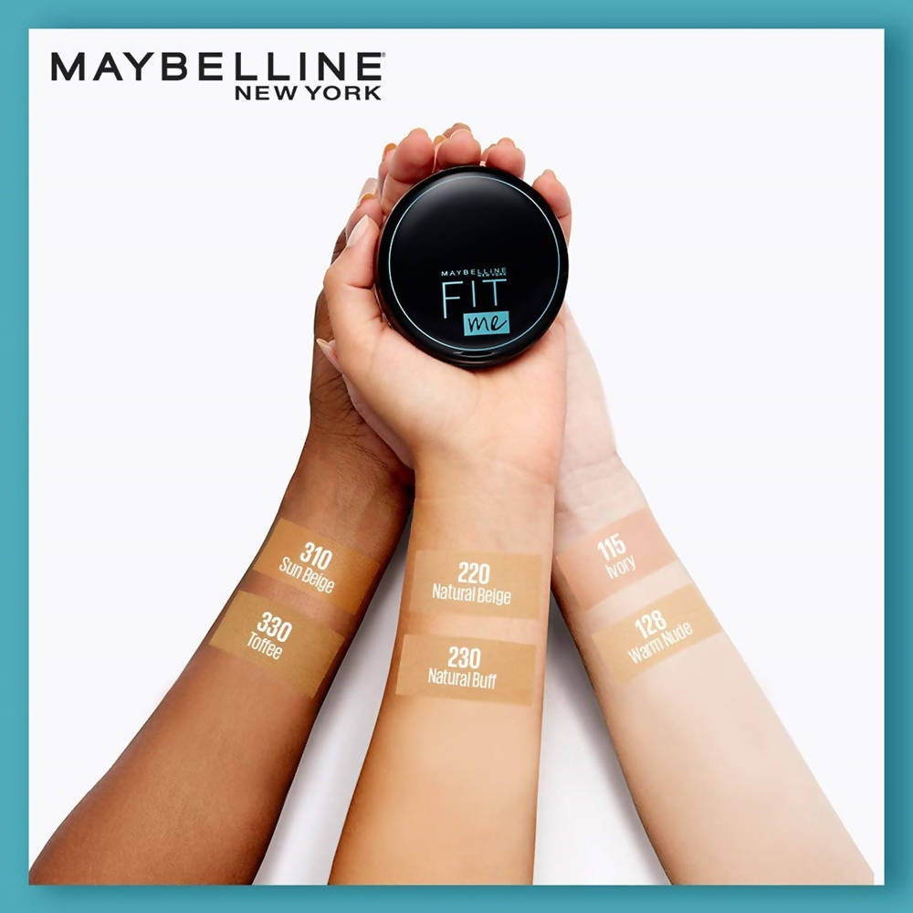 Maybelline New York Fit Me 12Hr Oil Control Compact, 115 Ivory (8 Gm) | Grocsy