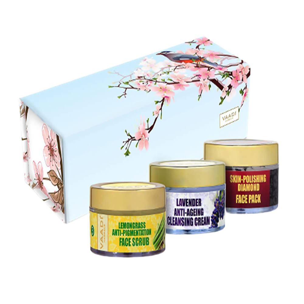 Vaadi Herbals Exotic Radiance Skin Care Herbal Gift Set | Grocsy