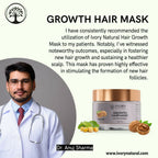 Ivory Natural Growth Hair Mask For Thicker Long And Healthier Hair | Grocsy