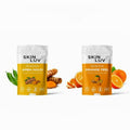 SkinLuv Swarna Amba Haldi Powder And Orange Peel Powder Combo | Grocsy