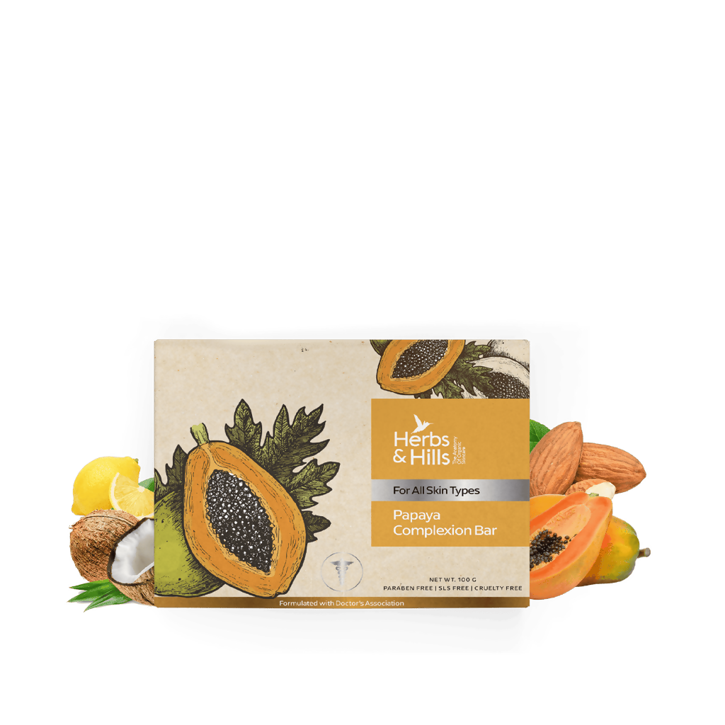 Herbs & Hills Papaya Complexion Bar | Grocsy