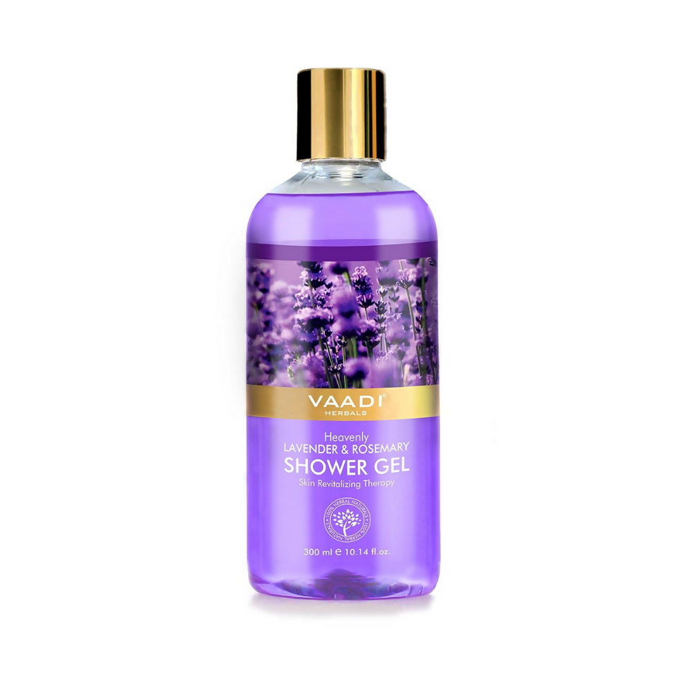 Vaadi Herbals Shower Gel - Heavenly Lavender and Rosemary | Grocsy