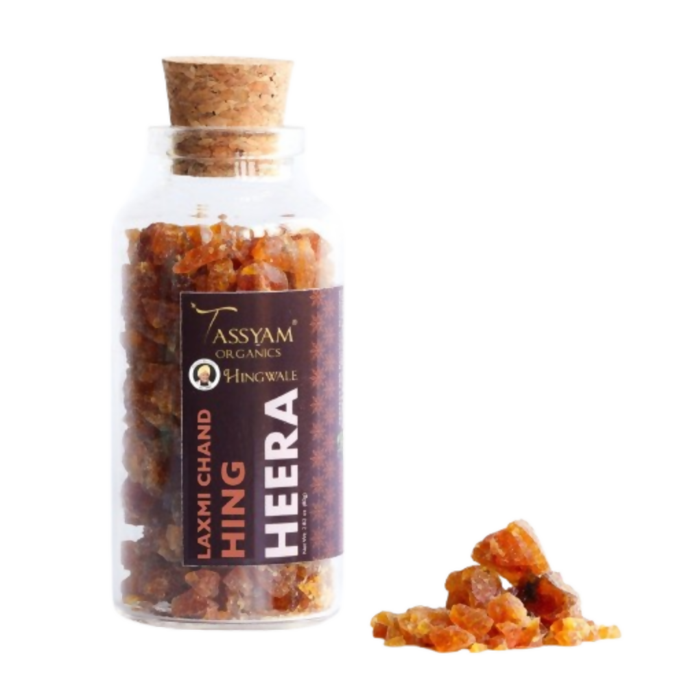 Tassyam Organics Laxmi Chand Heera Raw Hing Crystals | Grocsy