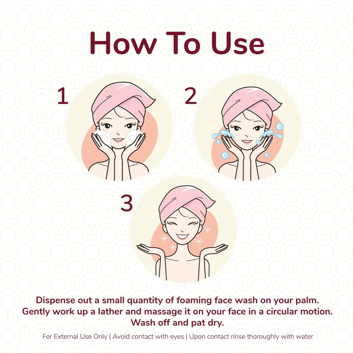 Ningen Strawberry Foaming Face Wash | Grocsy
