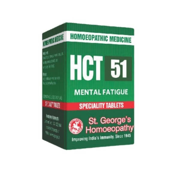 St. George's Homeopathy HCT 51 Tablets | Grocsy