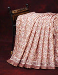 Choco Brown Netted Linen Saree By Gayathri Reddy Designer Studio | Grocsy