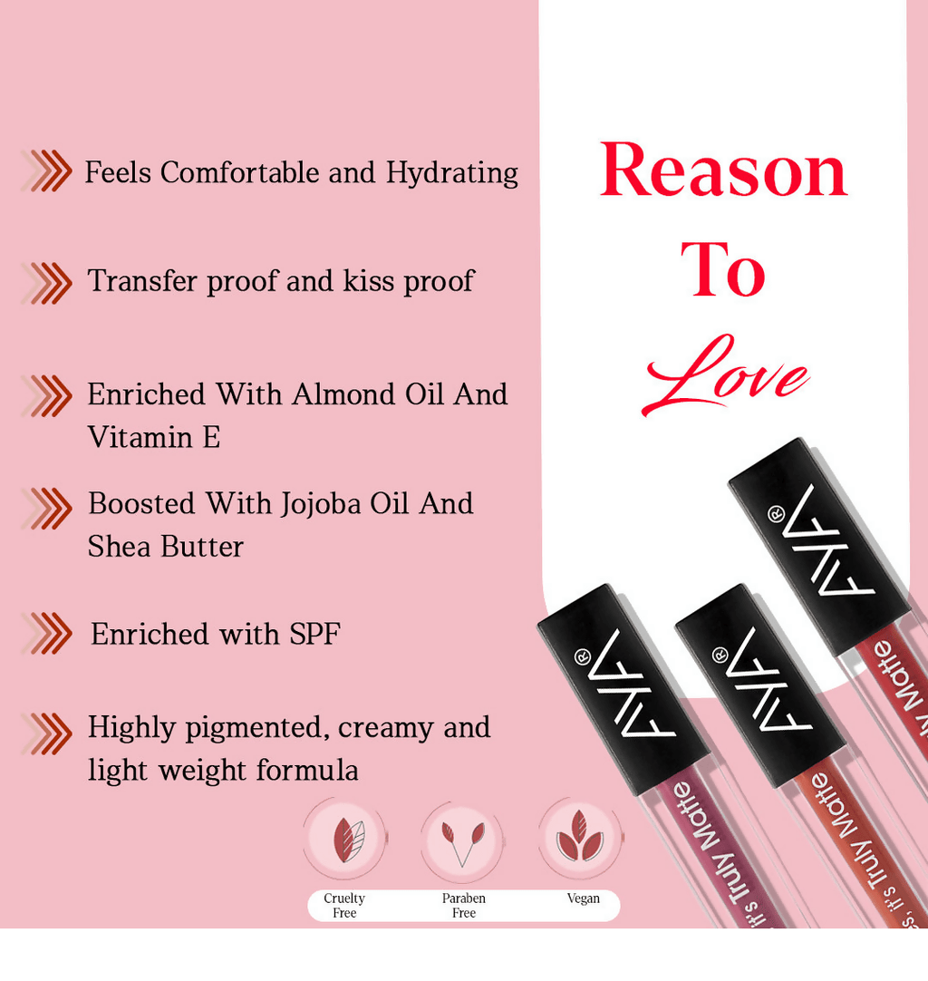 AYA Yes It's Truly Matte Liquid Lipstick - 04 Castle | Grocsy