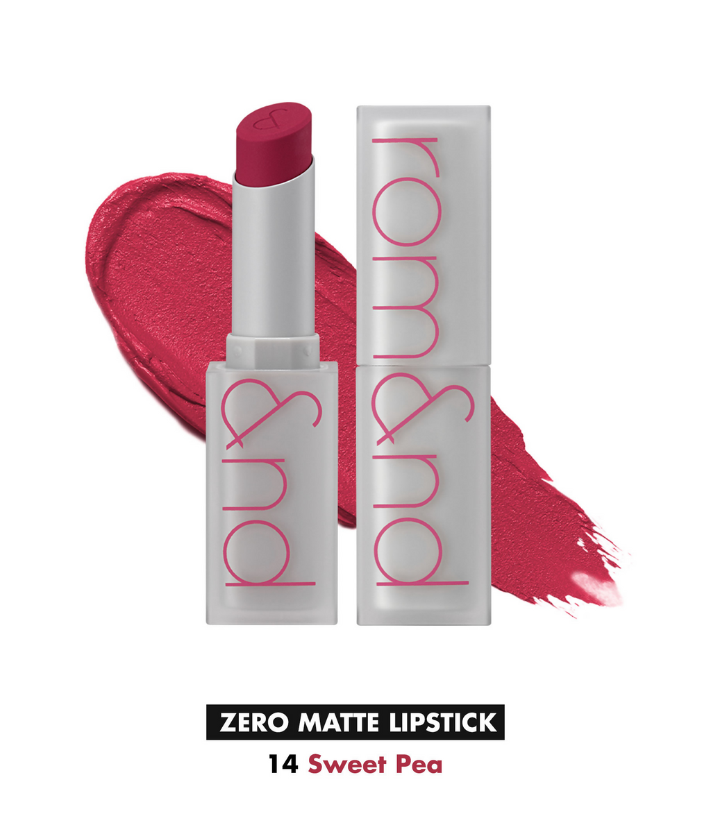 Rom&nd Zero Matte Lipstick - 14 Sweet Pea | Grocsy