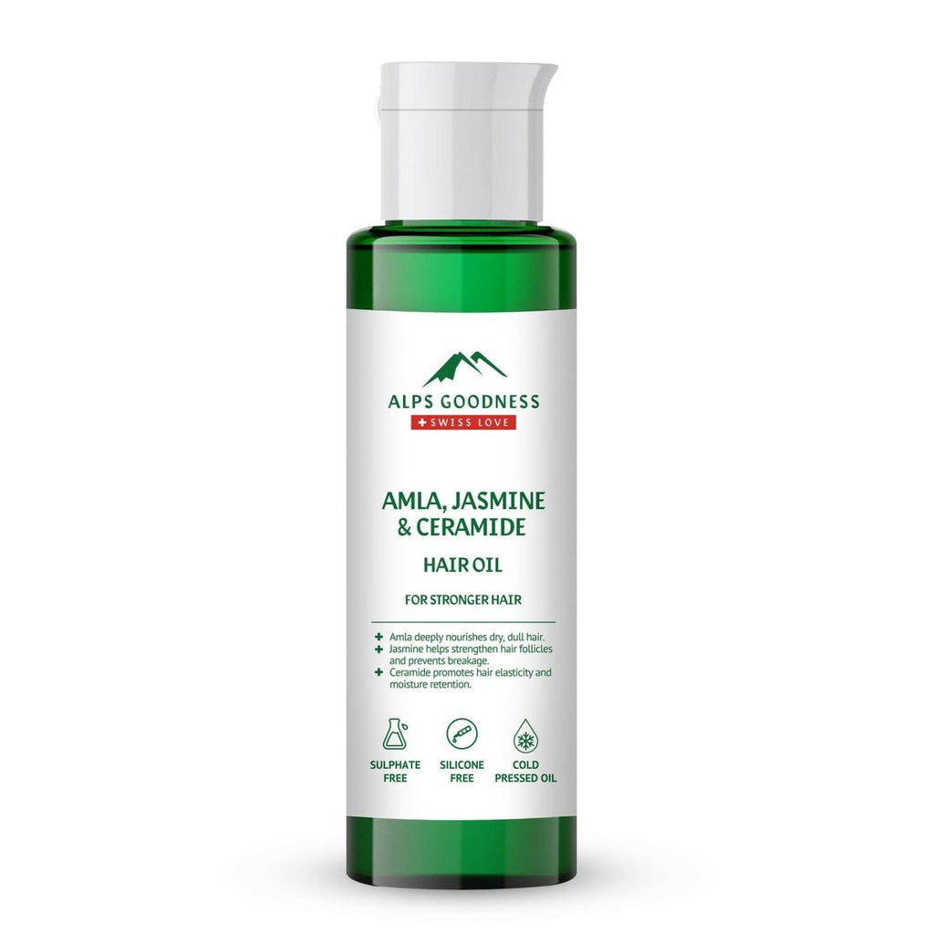 Alps Goodness Amla, Jasmine & Ceramide Hair Oil | Grocsy