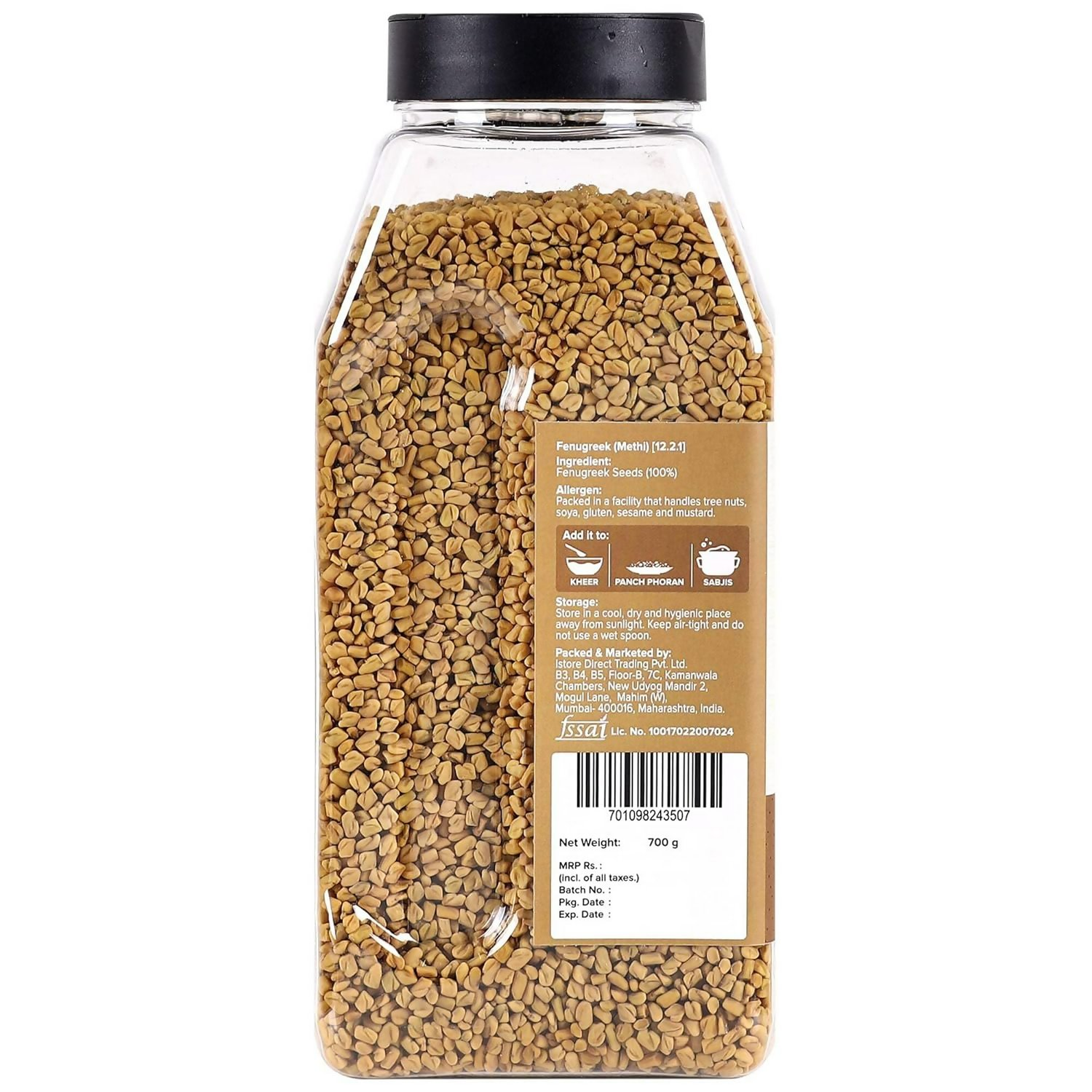 Urban Platter Fenugreek Seeds Whole | Grocsy