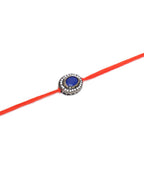 Designer kundan Rakhi - Ruby Raang | Grocsy