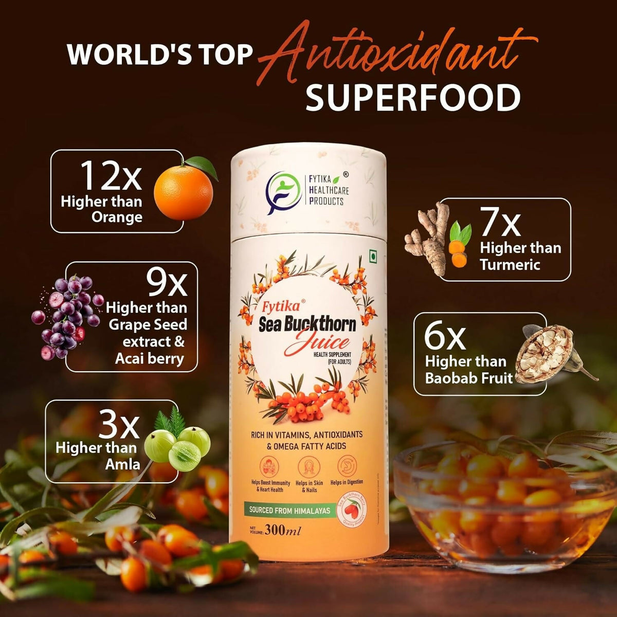 Fytika Sea Buckthorn Juice | Grocsy