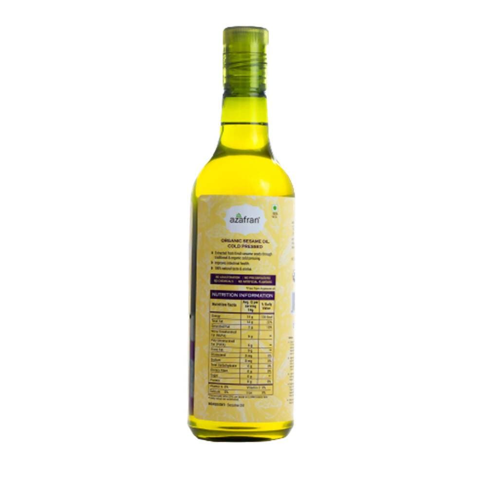 Azafran Organic Sesame Oil (Cold Pressed) | Grocsy