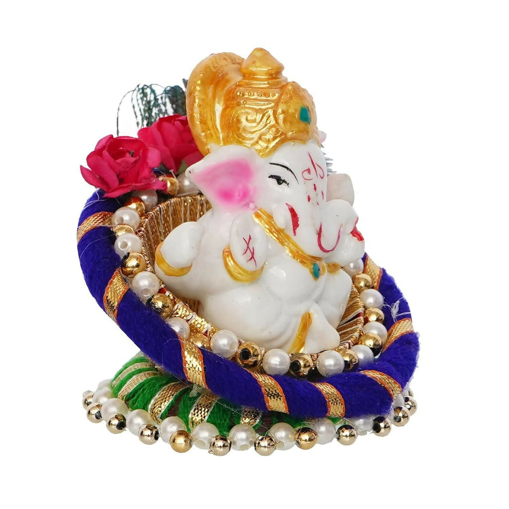eCraftIndia Polyresin Lord Ganesha Idol | Grocsy