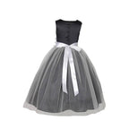 Asmaani Baby Girl's Black and White Color Full Length Frock (AS-DRESS-22006) | Grocsy