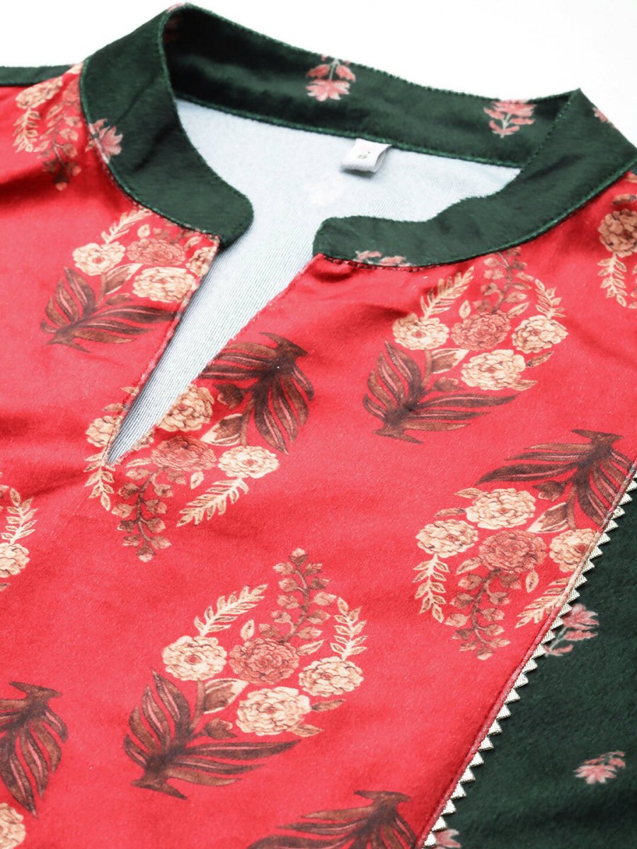 Ahalyaa Women's Traditional Wear Co-ods - Green | Grocsy