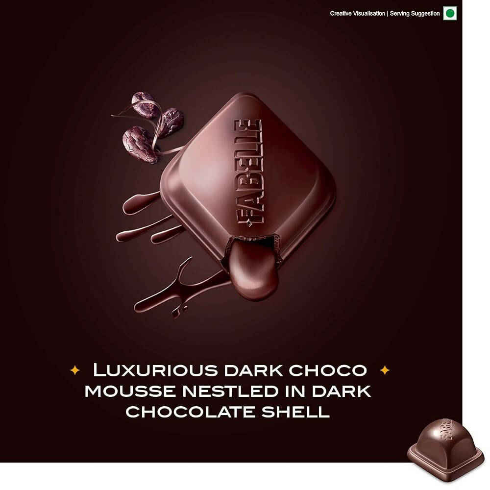 Fabelle Heavenly Dark Mousse with Ghana Cocoa Luxury Bar | Grocsy