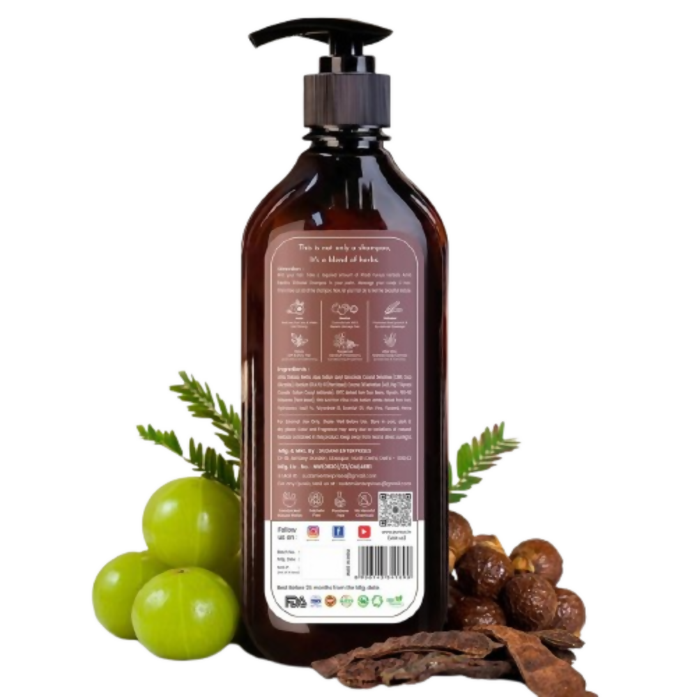 Pureus Herbals Shreekesha Amla Reetha Shikakai Shampoo | Grocsy