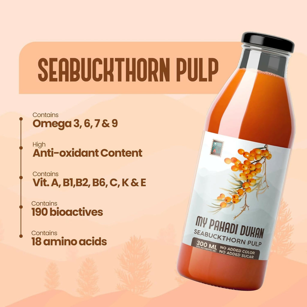 My Pahadi Dukan Himalayan Sea Buckthorn Pulp | Grocsy