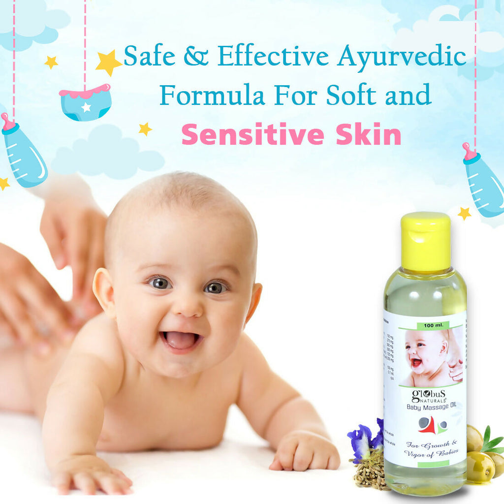 Globus Naturals Baby Massage Oil | Grocsy