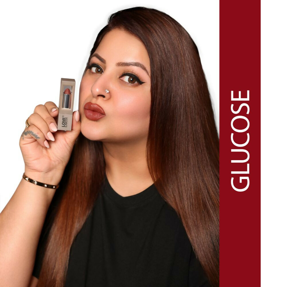 Love Earth Satin Matte Lipstick - Glucose | Grocsy