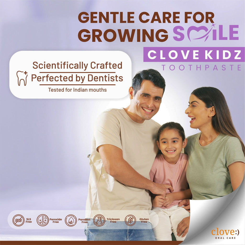 Clove Kids Toothpaste (3+years) Natural Strawberry Flavour | Grocsy
