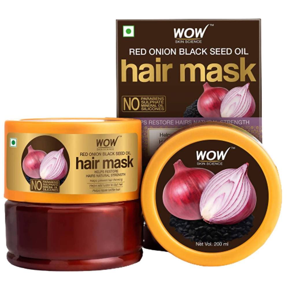 Wow Skin Science Onion Black Seed Oil Hair Care Ultimate 4 Kit | Grocsy