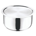 Vinod Stainless Steel 304 Grade Tope/Patila/Topiya with Lid | Grocsy