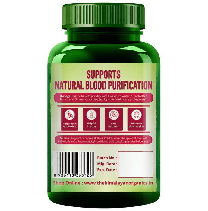 Himalayan Organics Plant Based Blood Detox Tablets | Grocsy