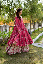 Aayaa Pure Cotton Silk Suit With Heavy Digital Print - Multi Color | Grocsy