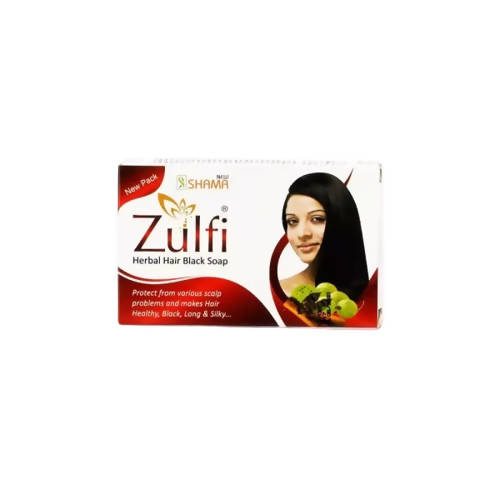 New Shama Zulfi Herbal Hair Black Soap | Grocsy