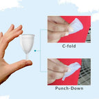 Sirona Reusable Menstrual Cup with Pouch | Grocsy