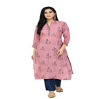 Lagi Women's Pink Printed Straight Kurta & Pant (MC41B) | Grocsy
