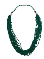 Inhanns Bloom Handmade Beaded Only Necklace - 12 Layers - Sea Green Necklace | Grocsy