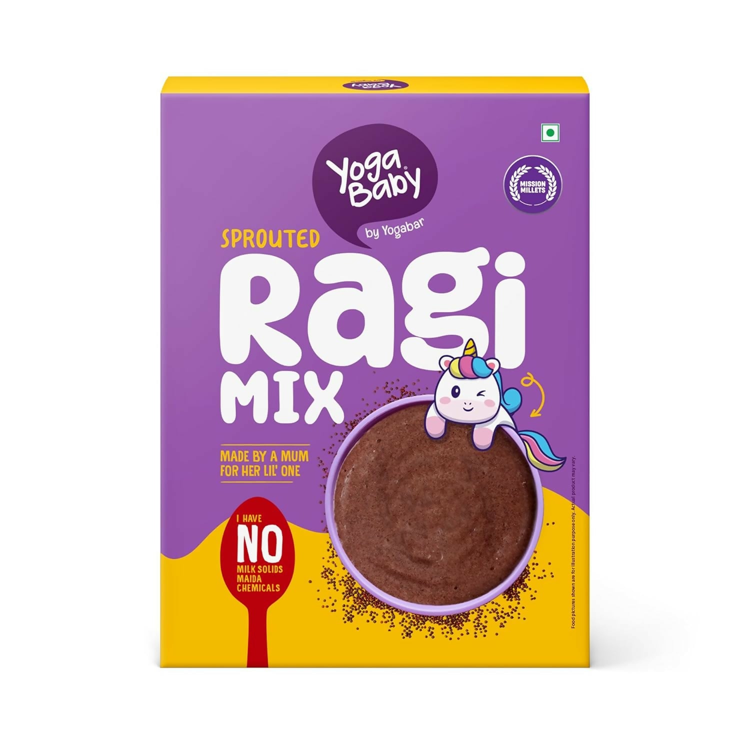 Yoga Bar Yogababy Sprouted Ragi Mix For Infants, Kids | Grocsy