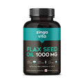 Zingavita Flaxseed Oil 1000 mg Softgel Capsules | Grocsy