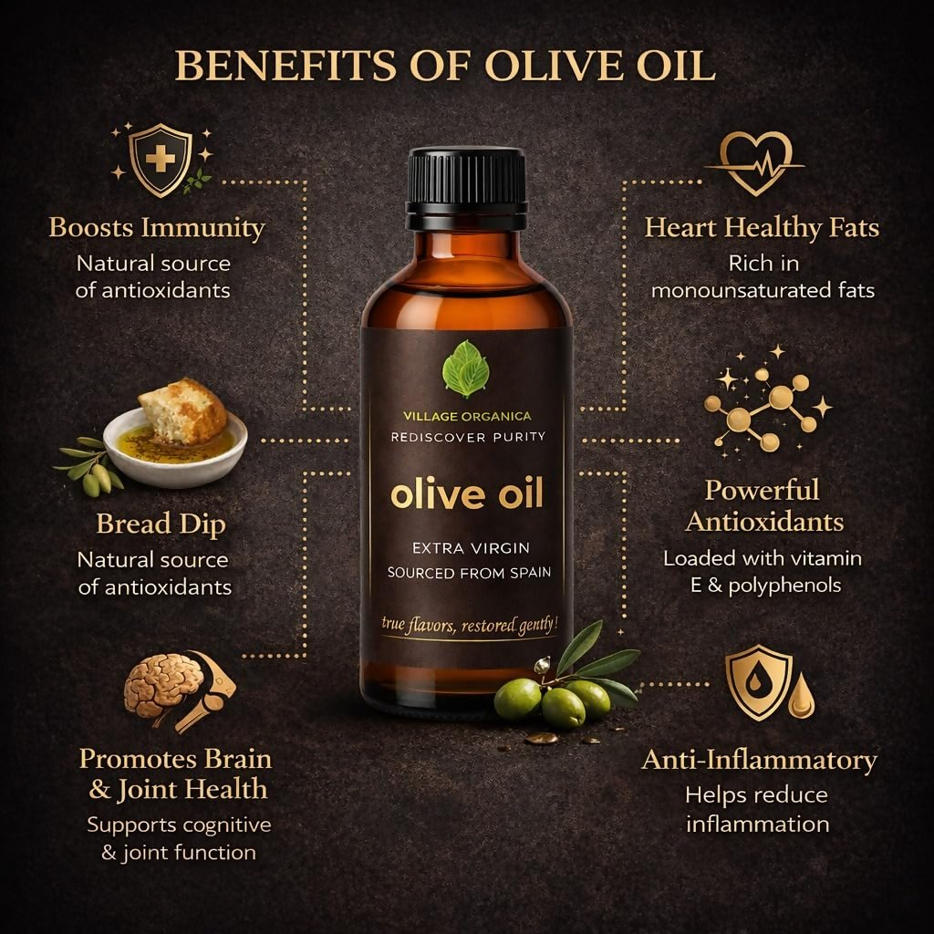 Village Organica Extra Virgin Olive Oil | Grocsy