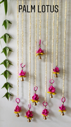 Shuddh Natural Hand Made Palm Leaf Lotus Hanging | Grocsy