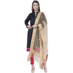 A R Silk Women's Gotta Patti Embroidery Orgenza Dupattas | Grocsy