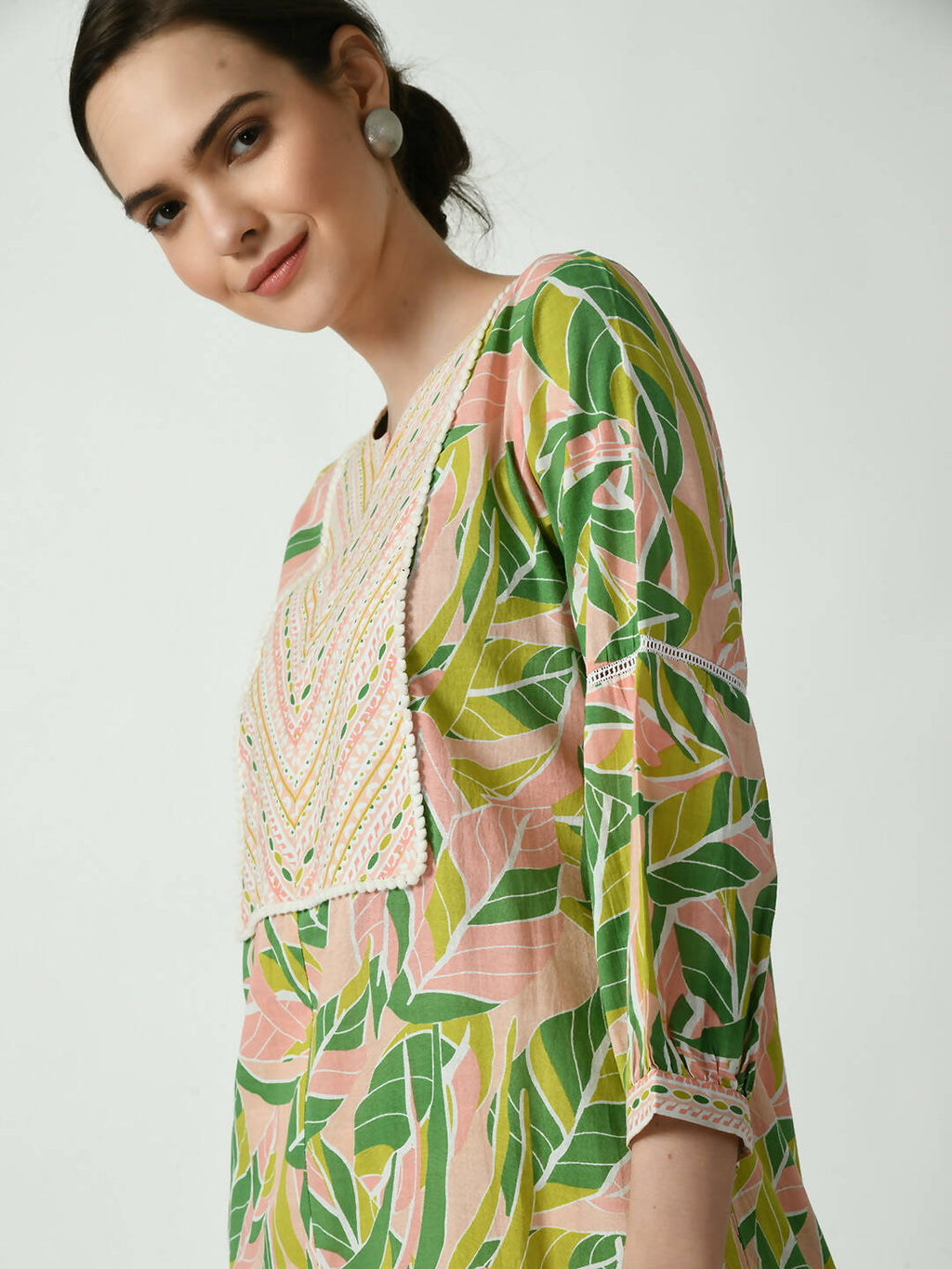 Myshka Women's Multi A-Line Kurta & Palazzos | Grocsy