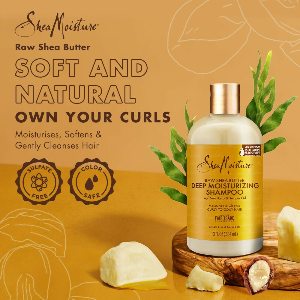 Shea Moisture Raw Shea Butter Deep Moisturizing Shampoo | Grocsy